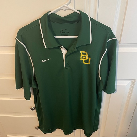 Baylor Nike Dri-Fit Golf Polo